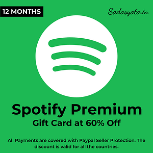 Spotify Premium Global1 Year GLOBAL at 70% Off at cheap rate