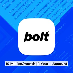 bolt.new – 1 Year Premium Account (10M Tokens/Month)