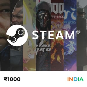 Steam Gift Card India 1000 INR